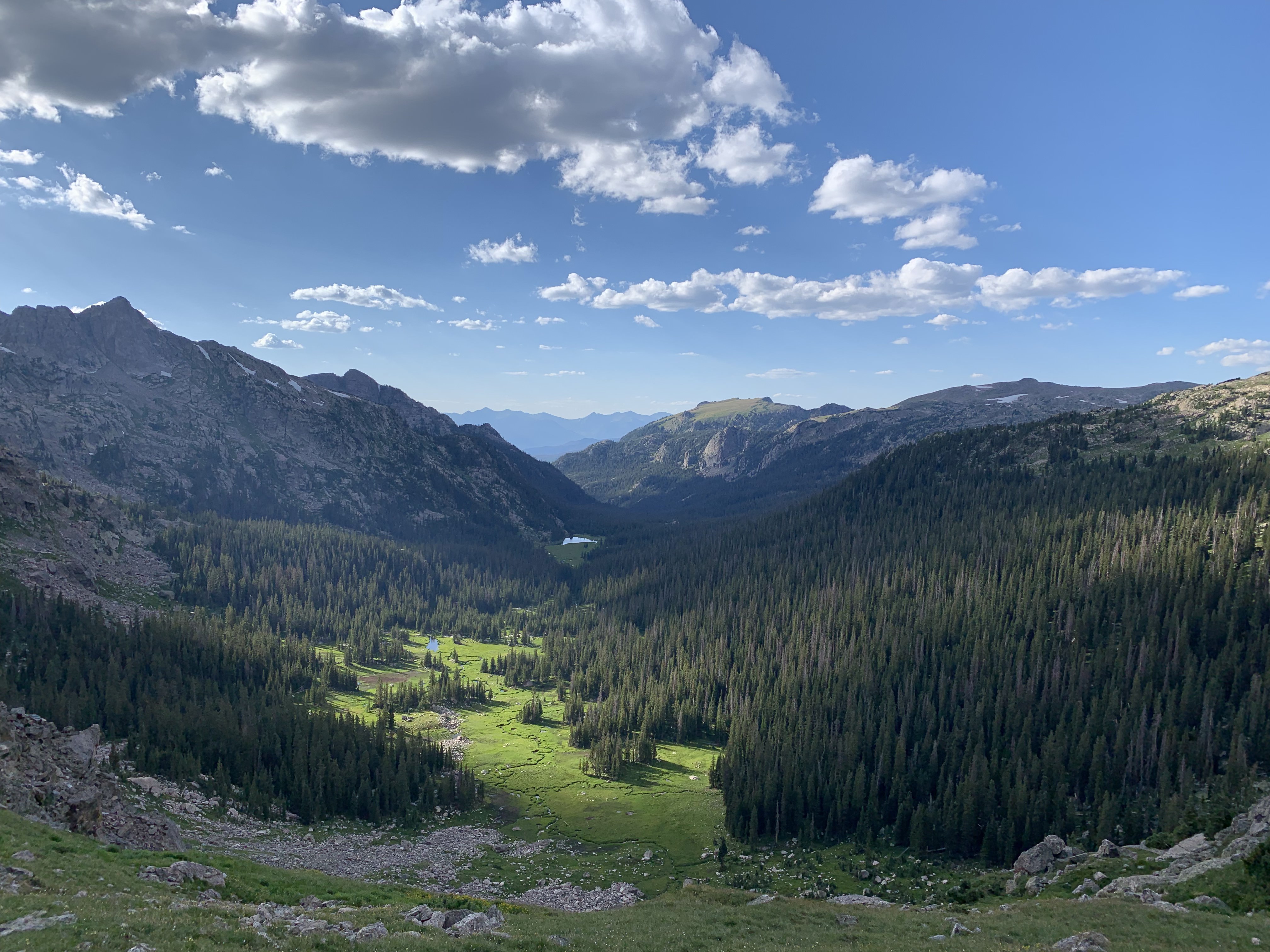 Paradise Meadow, from Paradise Pass.